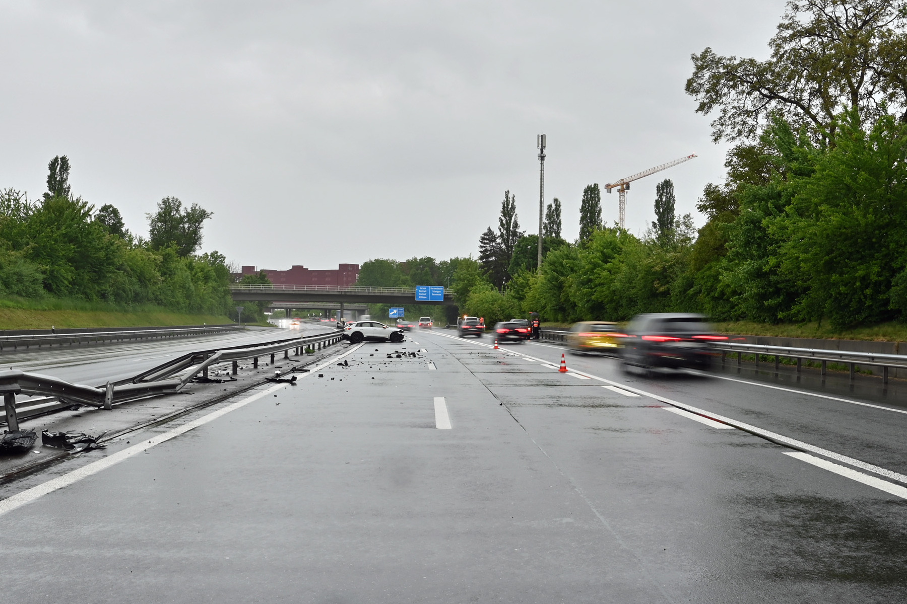Sursee LU – 80'000 Franken Sachschaden nach Unfall auf A2