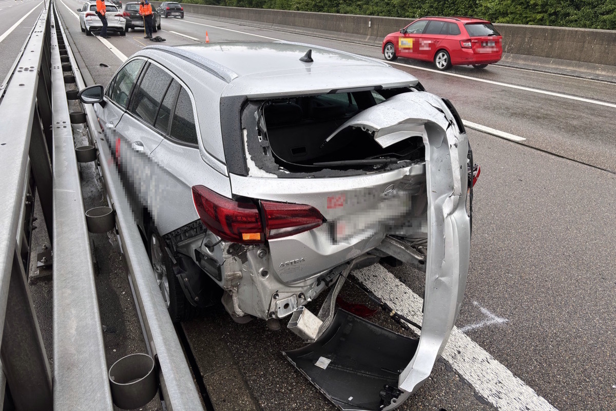 Wil SG – Drei Autos an Unfall auf der A1 beteiligt