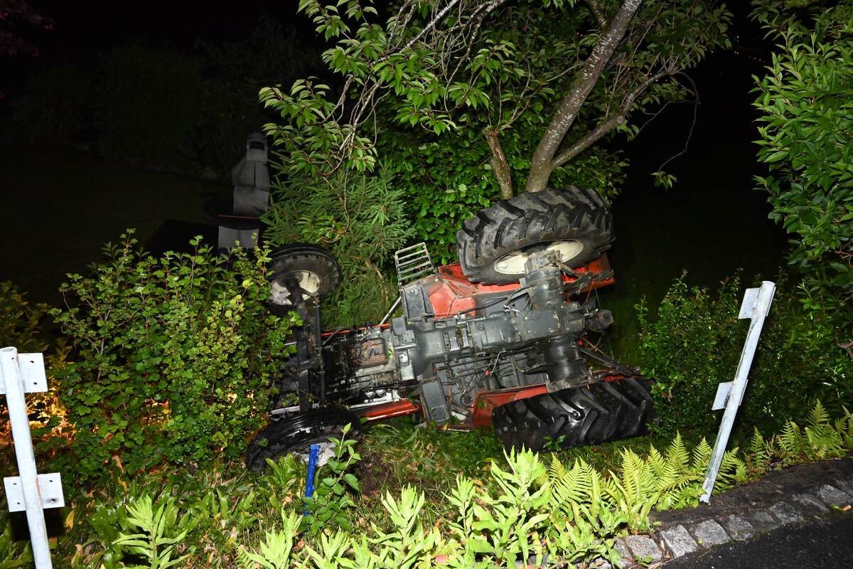 Selbstunfall mit Traktor in Grabs SG – 17-Jähriger in fahrunfähigem Zustand unterwegs