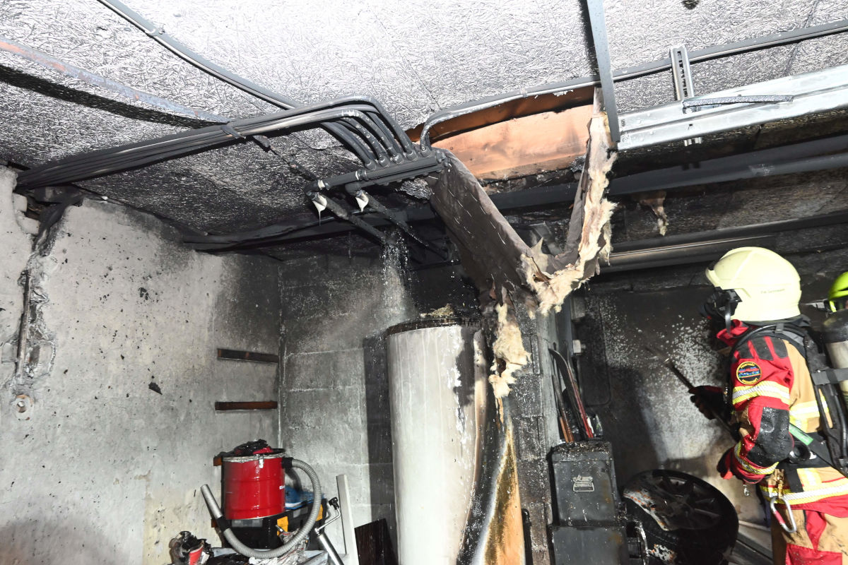 Garagenbrand in Salez SG – Ursache noch unklar