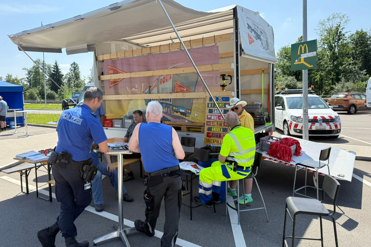 Treff der Chauffeurinnen in Züberwangen SG –  erfolgreiche Veranstaltung der Kantonspolizei