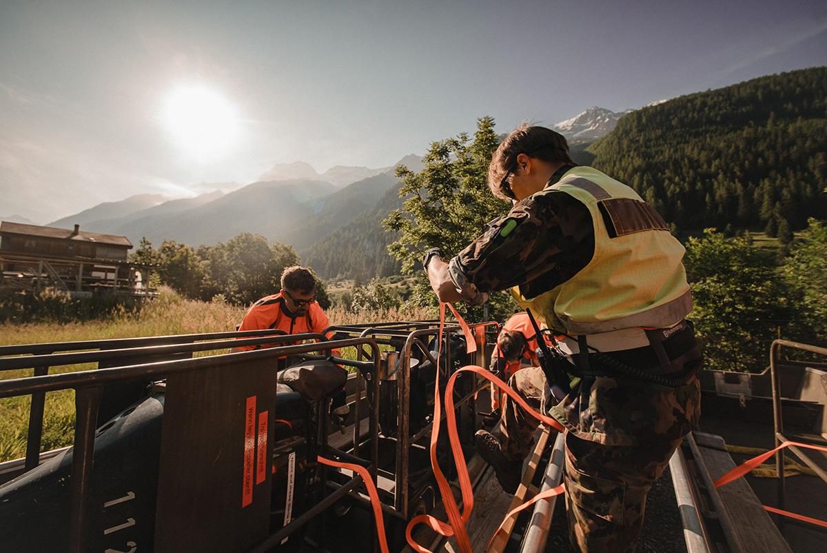 Nach Felssturz in Blatten VS – Armee unterstützt bei der Seeräumung