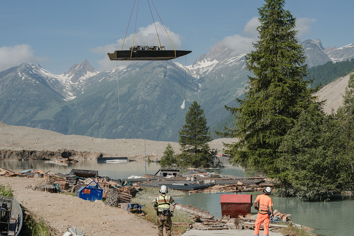 Nach Felssturz in Blatten VS – Armee unterstützt bei der Seeräumung