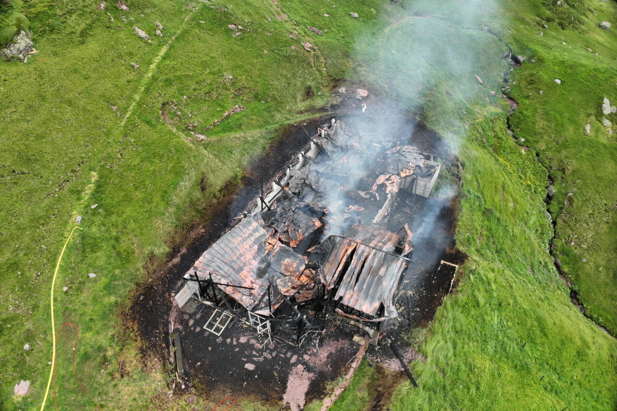 Murg SG – Alpgebäude bei Brand komplett zerstört