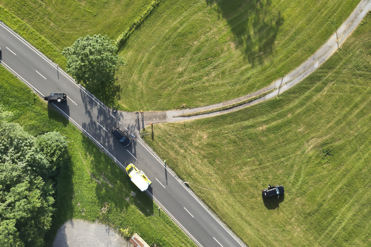 Unfall in Ricken SG – Zwei Autos kollidieren frontal