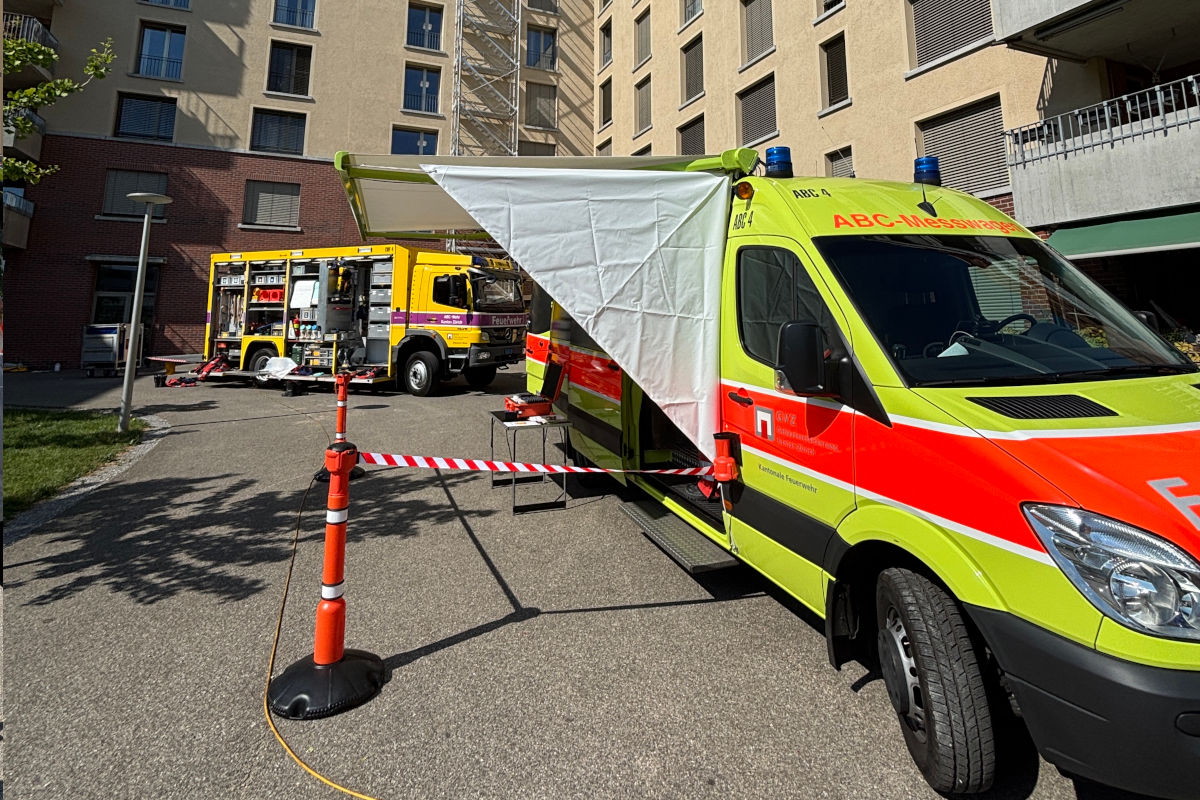 Stadt Zürich – Vier Einsätze für die Feuerwehr gleichzeitig