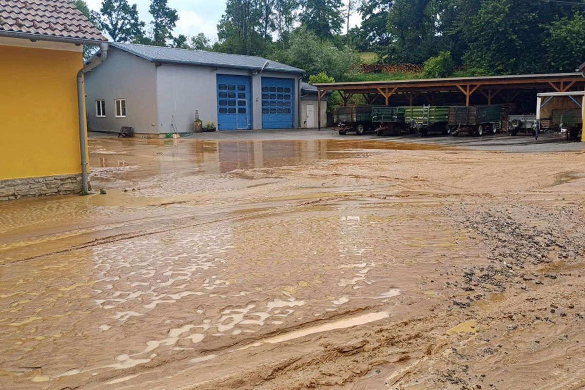 Raabs an der Thaya NÖ – Feuerwehr im Dauereinsatz wegen Starkregen