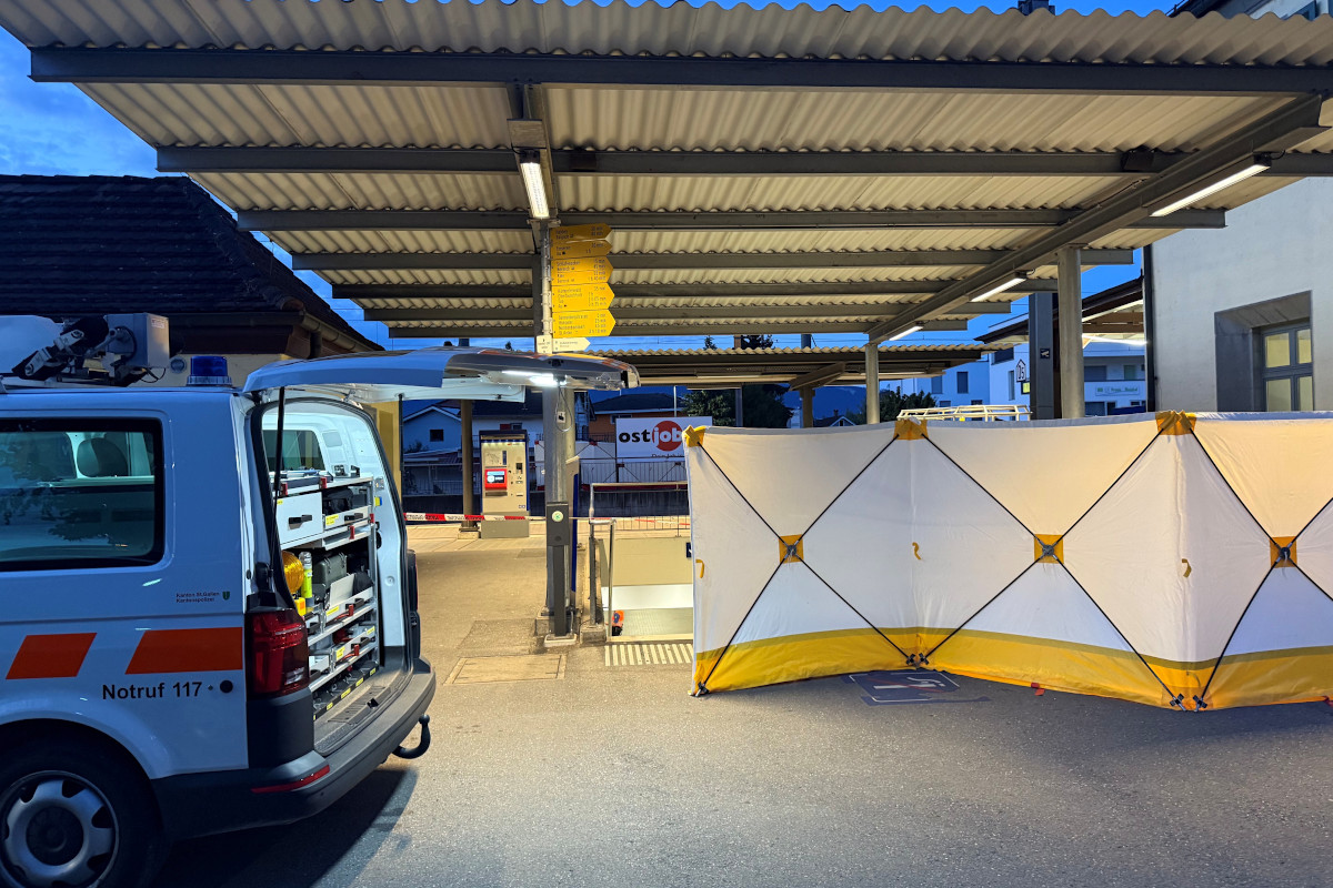 Tötungsdelikt in Heerbrugg SG – 17-Jähriger tot am Bahnhof aufgefunden