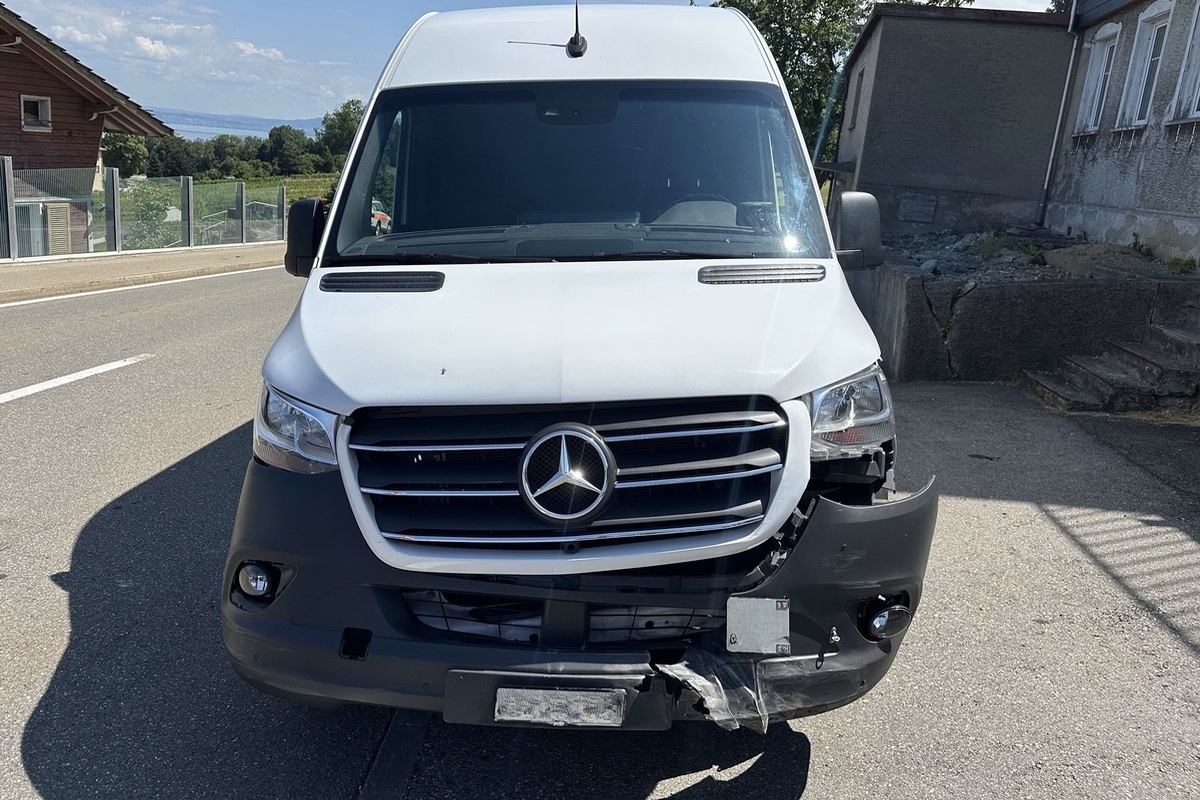 Lutzenberg AR – Unfall bei Wendemanöver