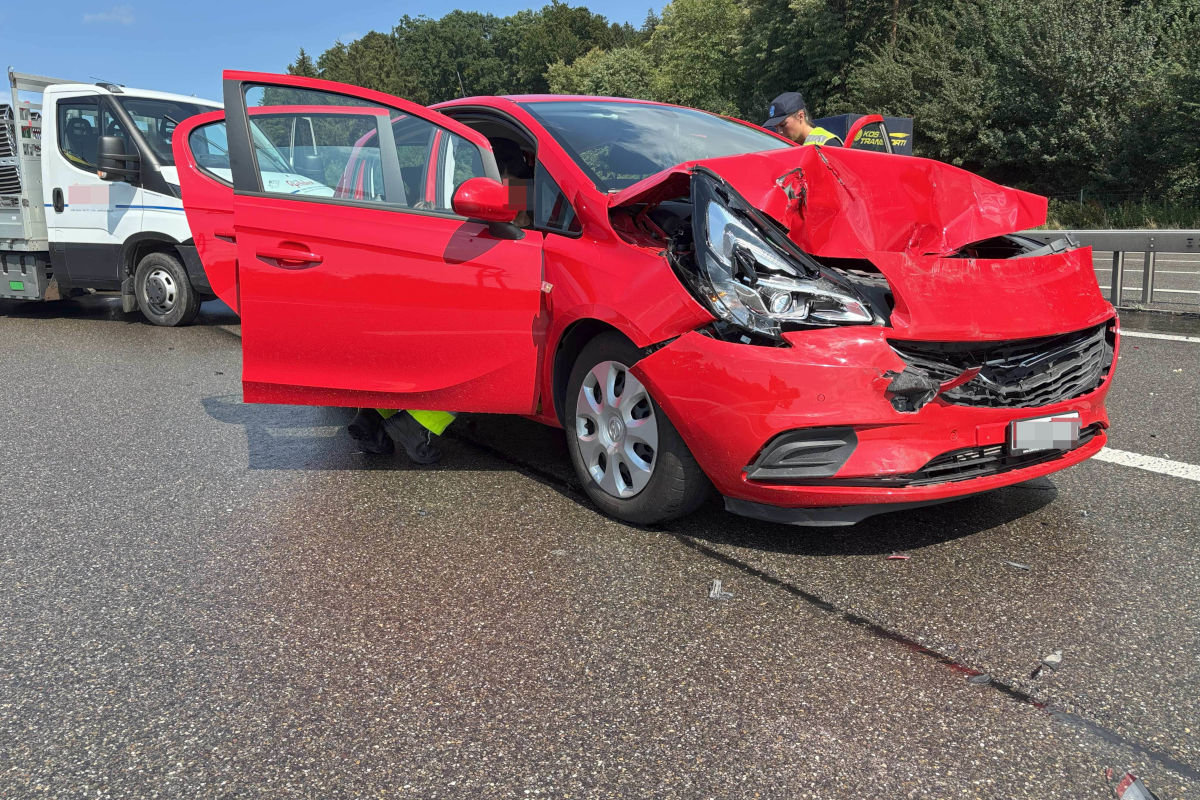 A1 Birmenstorf AG – Unfallserie mit 10 Verletzten