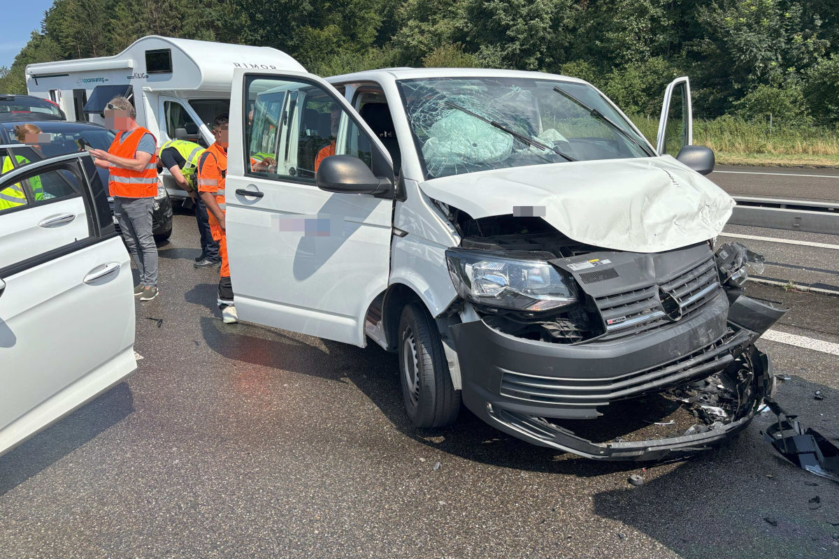 A1 Birmenstorf AG – Unfallserie mit 10 Verletzten