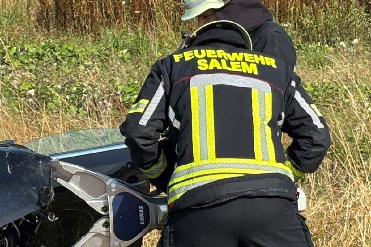 Salem BW – Zwei Verletzte bei Unfall auf K7761