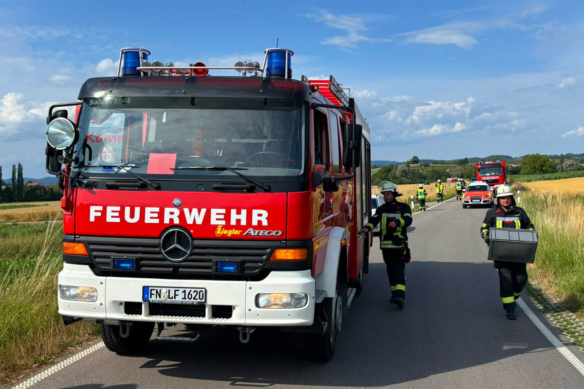 Salem BW – Zwei Verletzte bei Unfall auf K7761