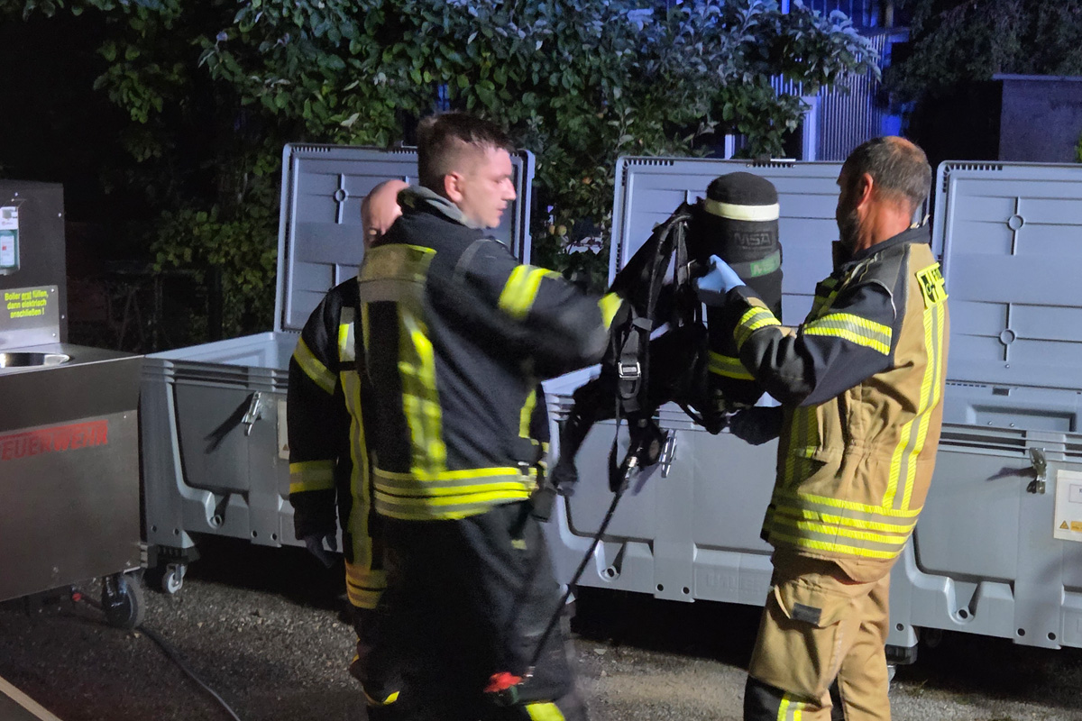 Datteln NW – Brand von Laube in Kleingartensiedlung