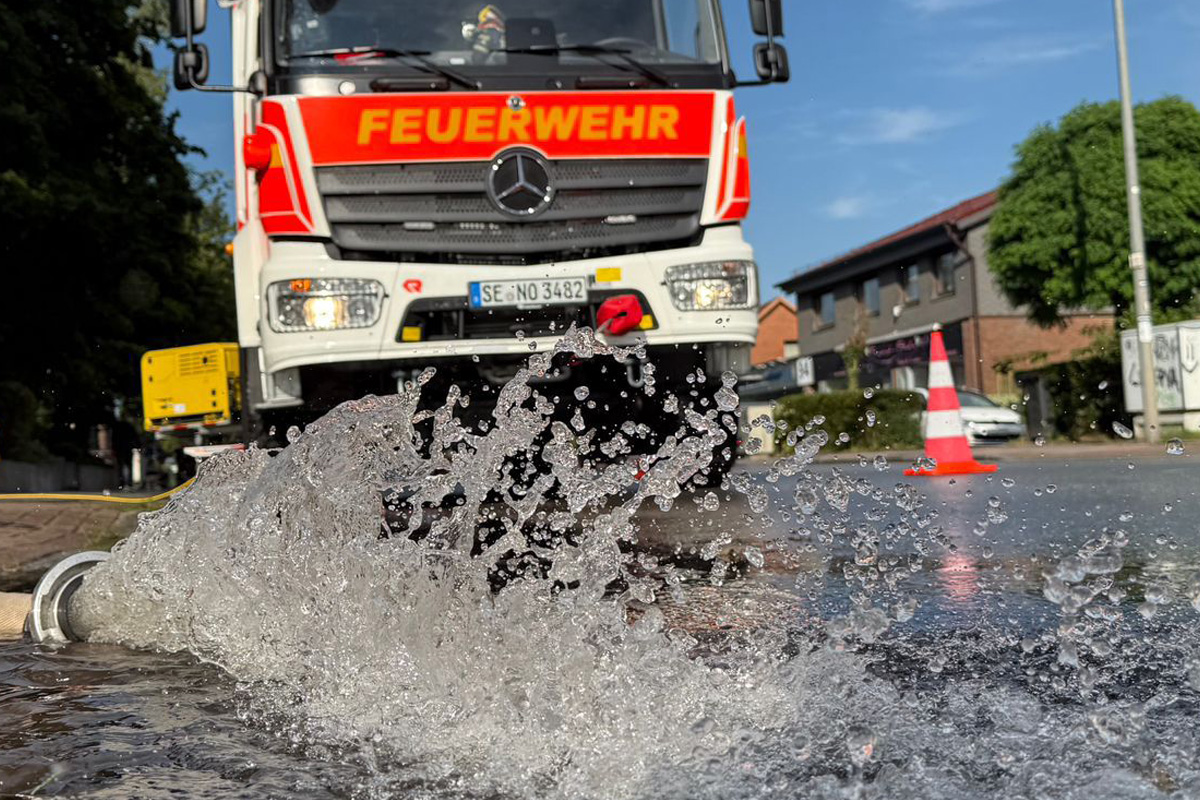 Norderstedt SH – Starkregen löst Ausnahmezustand im Stadtgebiet aus
