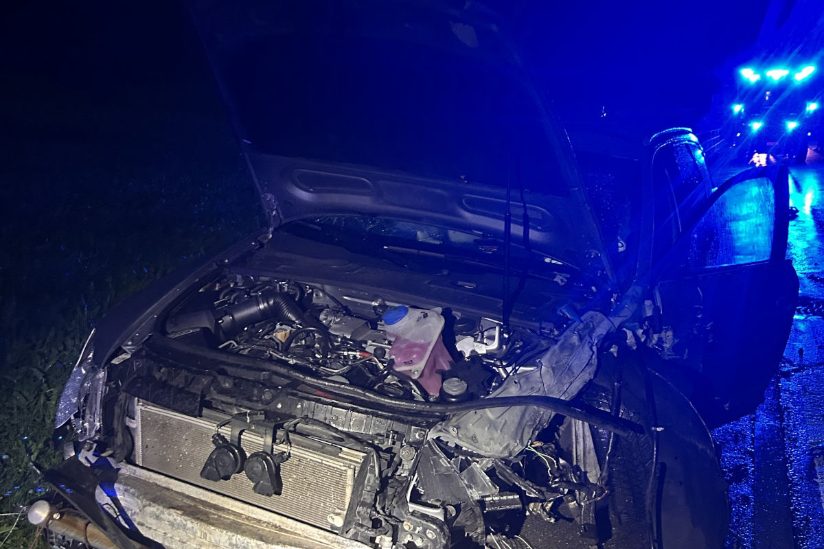 Unfall in Steinen SZ – Zwei Verletzte nach Frontalkollision