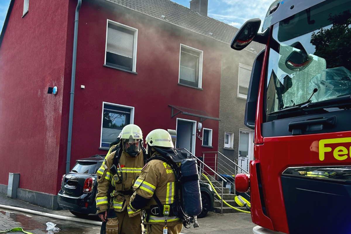 Recklinghausen NW – Eine Person schwer verletzt nach Brand von Wohnhaus
