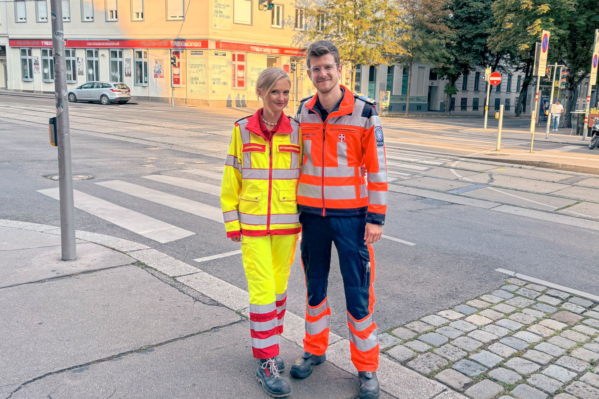 Wien-Penzing – Sanitäter retten Mann nach Herzstillstand