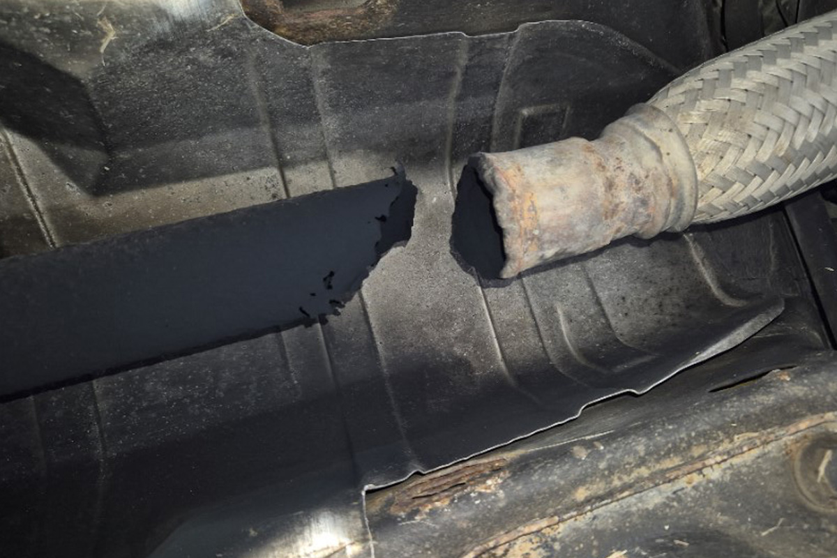 A23 Horst SH – Polizei zieht technisch desolaten Pkw aus dem Verkehr