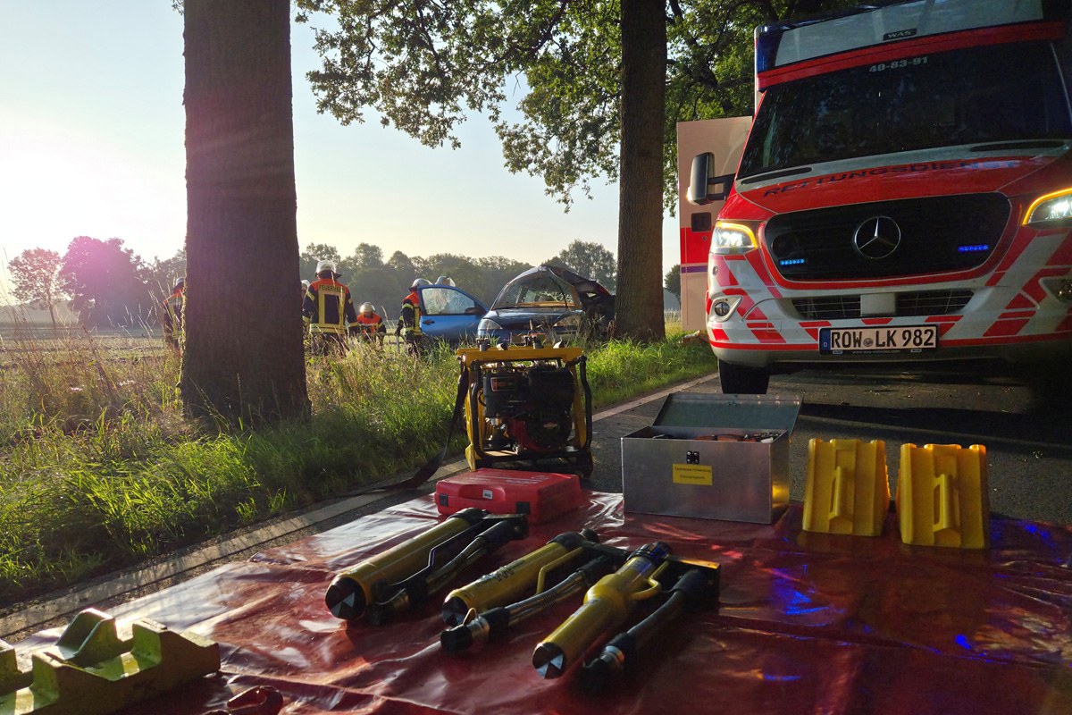 Visselhövede NI – Fahrerin bei Unfall schwer verletzt