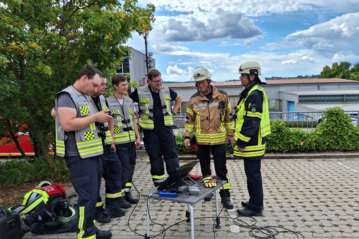 Calw BW – Evakuierung von Supermarkt nach Brand von Leergutautomat