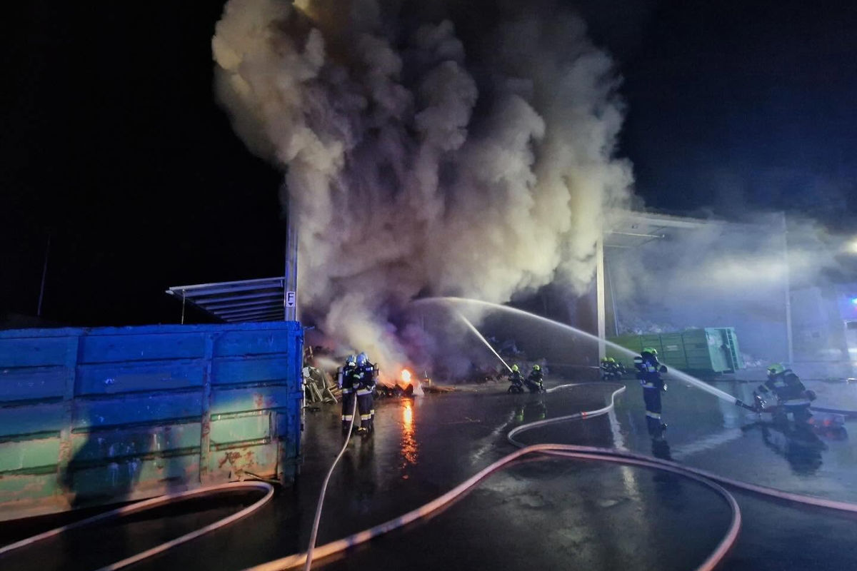 Villach K – Recyclingzentrum in Brand