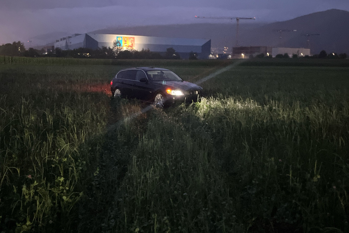A1 bei Neuendorf SO – Bei Selbstunfall von Autobahn abgekommen