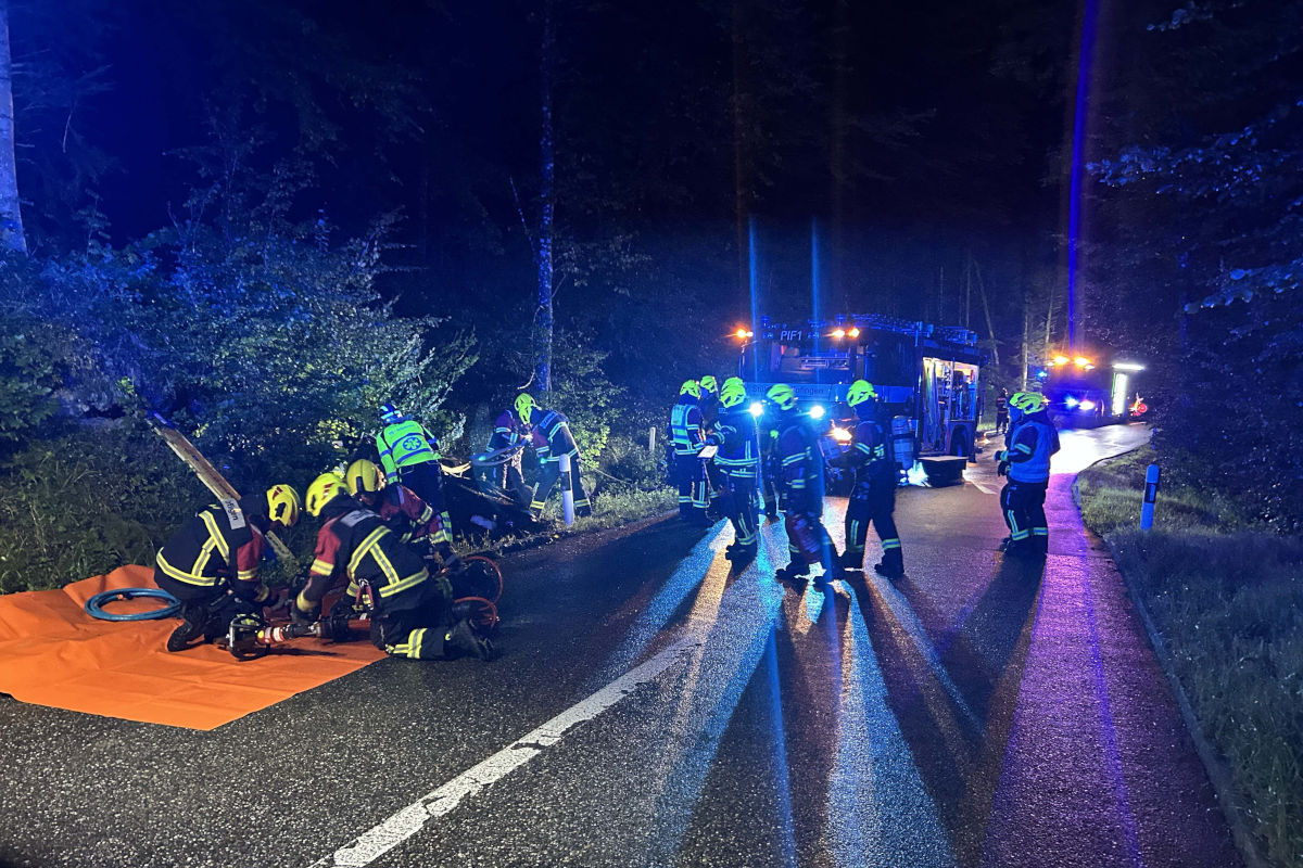 Unfall in Zofingen AG – Pkw überschlägt sich