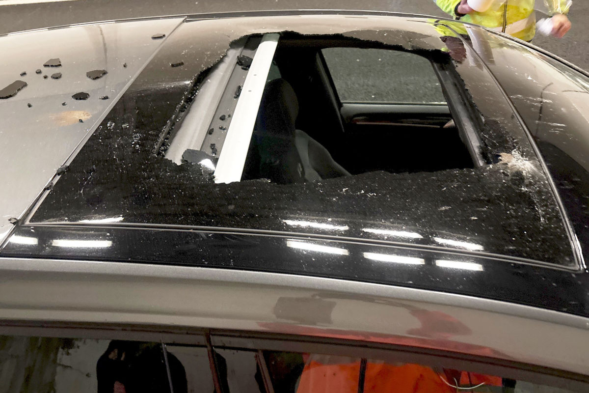 A3 Filzbach GL – Steinschlag beschädigt vier Autos