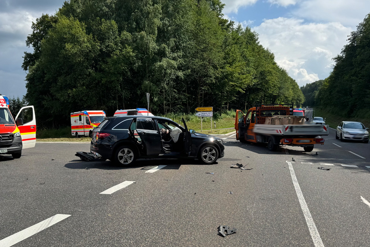L288 Westerburg RP – Ein Kind und drei Erwachsene bei Unfall verletzt