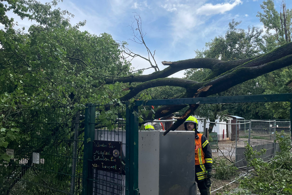 Hattersheim HE – 18 Feuerwehreinsätze nach Unwetter