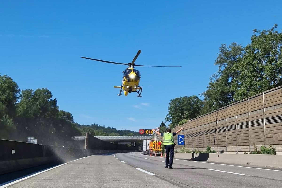 Langer Stau nach Unfall mit Lkw auf A2 bei Gleisdorf