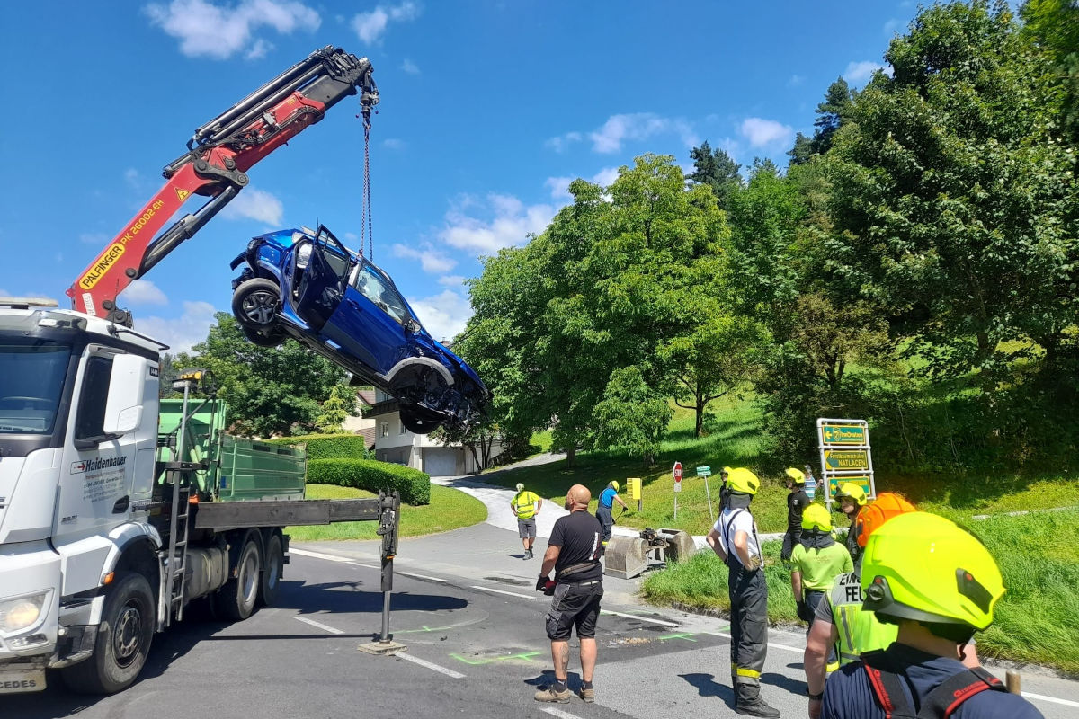 Anger ST – Schwerer Unfall mit fünf Verletzten