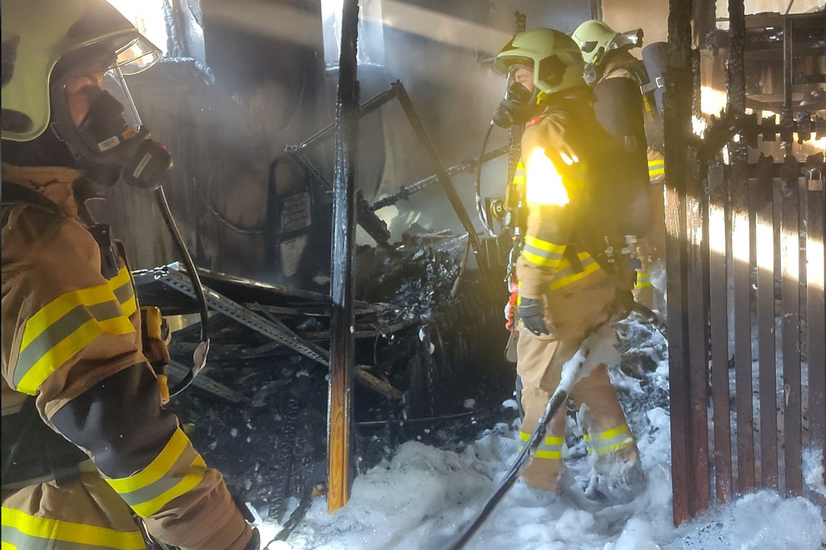 Seeham bei Salzburg – Keller in Brand