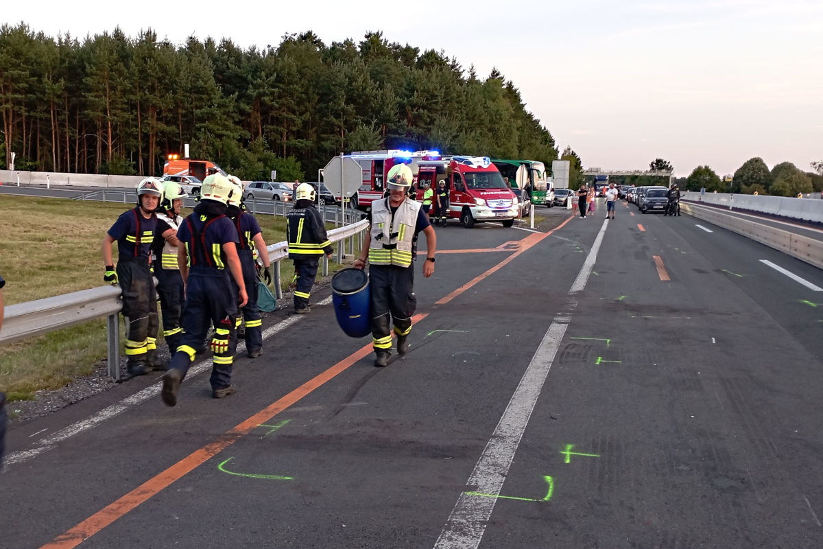 A2 Loipersdorf ST – Unfall mit drei Verletzten