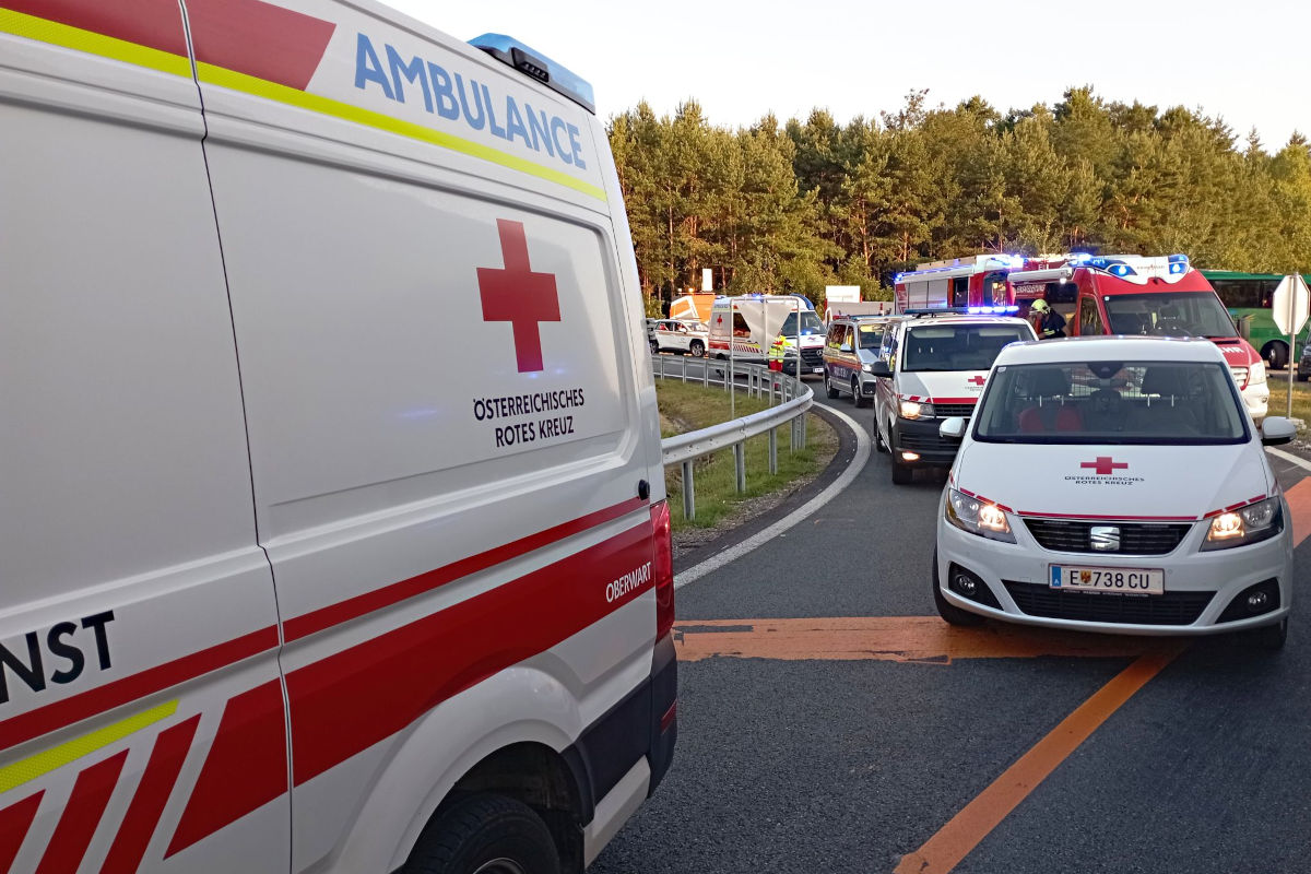 A2 Loipersdorf ST – Unfall mit drei Verletzten