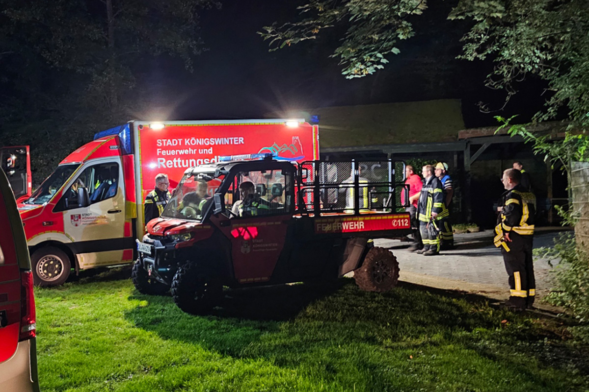 Königswinter NW – Mountainbike-Fahrer nach Sturz im Wald verletzt