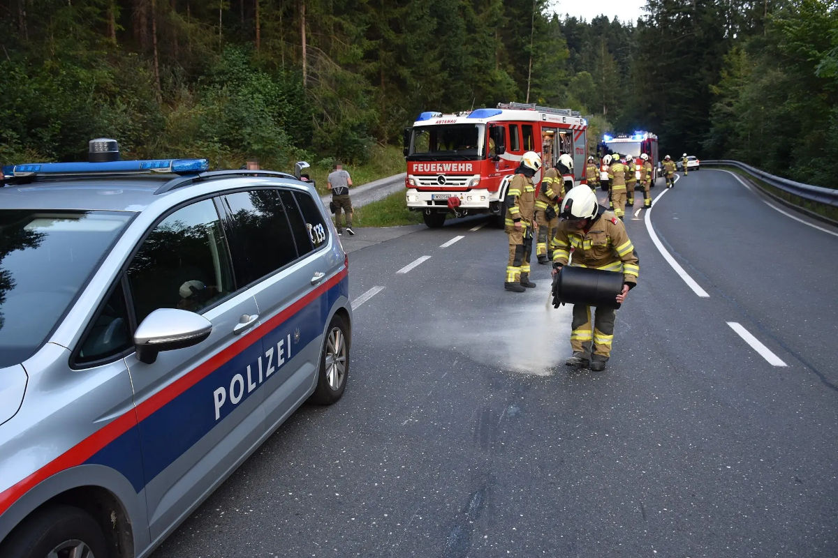 Abtenau S – Motorradlenker bei Unfall verletzt