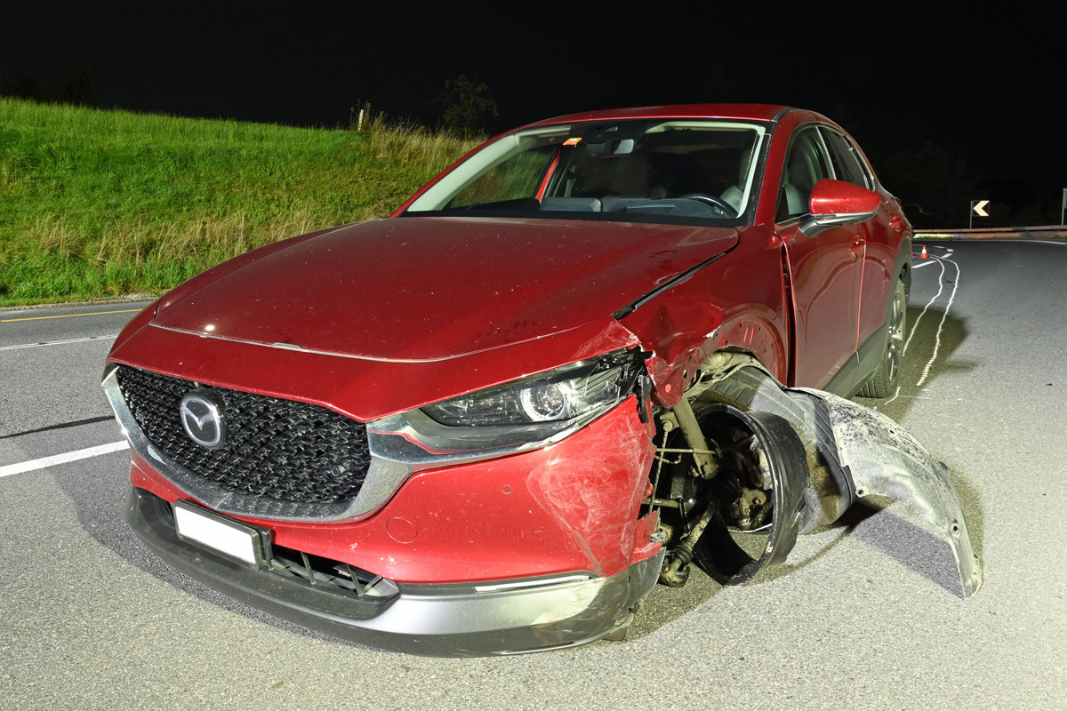 Wolhusen LU – Eine verletzte Person nach Unfall von drei Pkw