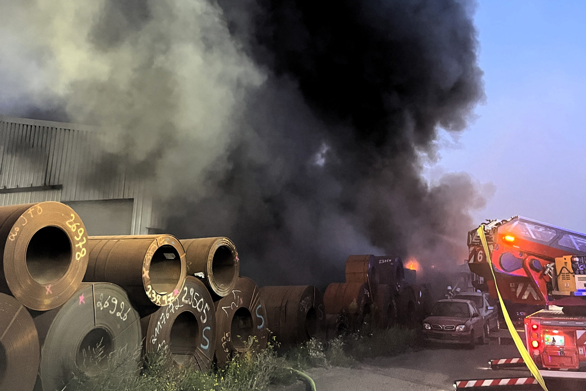 Essen NW – Großbrand im Stadthafen