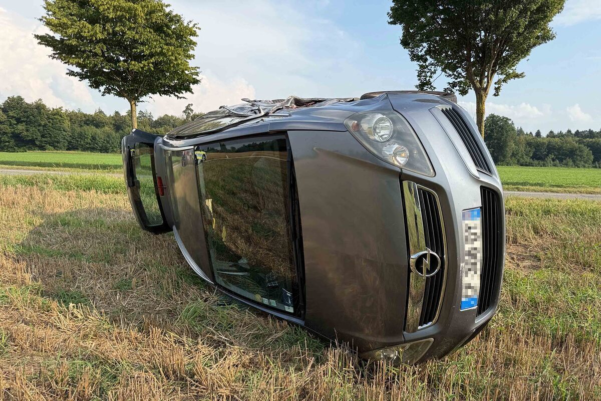 Möriken-Wildegg AG – Auto überschlägt sich bei Unfall
