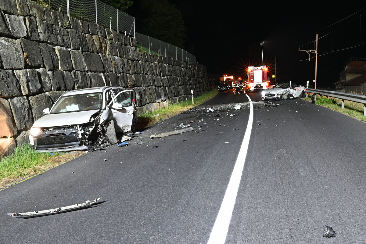 Unfall in Schüpfheim LU – Ein Verletzter und hoher Sachschaden nach Frontalkollision