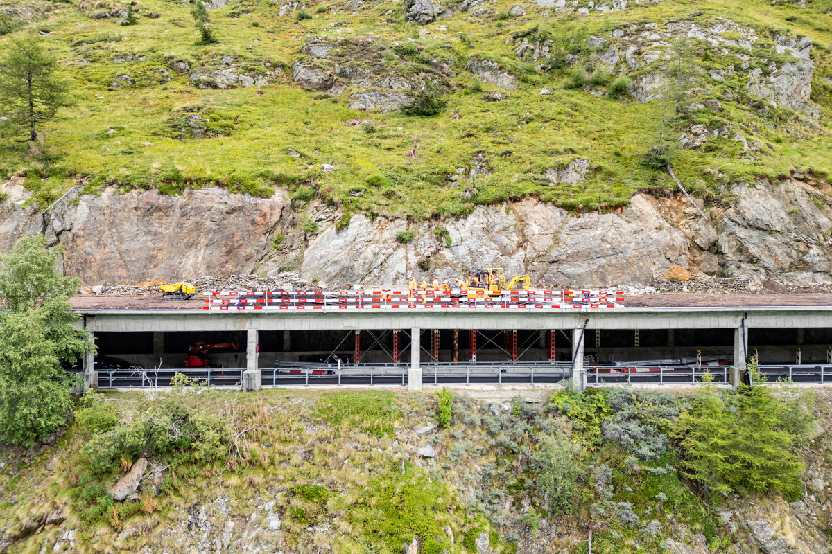 A21 Grosser St. Bernhard – Sperrungen wegen Galerie-Sanierung