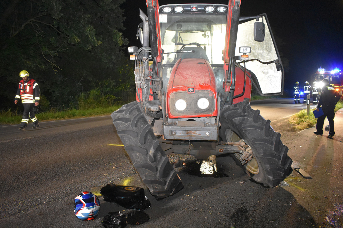 Drochtersen NI – Motorradfahrer bei Unfall schwer verletzt