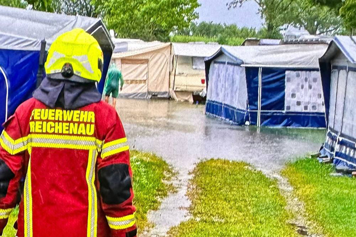 Reichenau BW – 30 Einsätze der Feuerwehr nach Unwetter