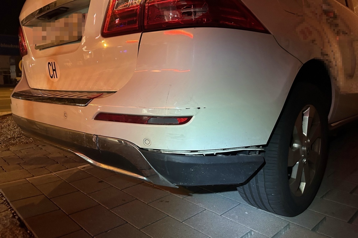 Unfall in Wil SG – 59-Jähriger fahrunfähig unterwegs