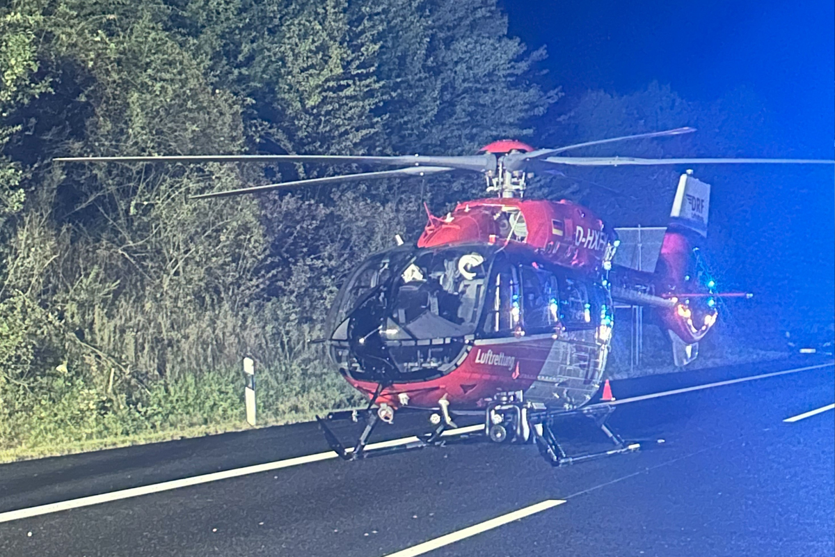 A8 Pforzheim BW – Zwei Schwerverletzte nach Alleinunfall mit Überschlag