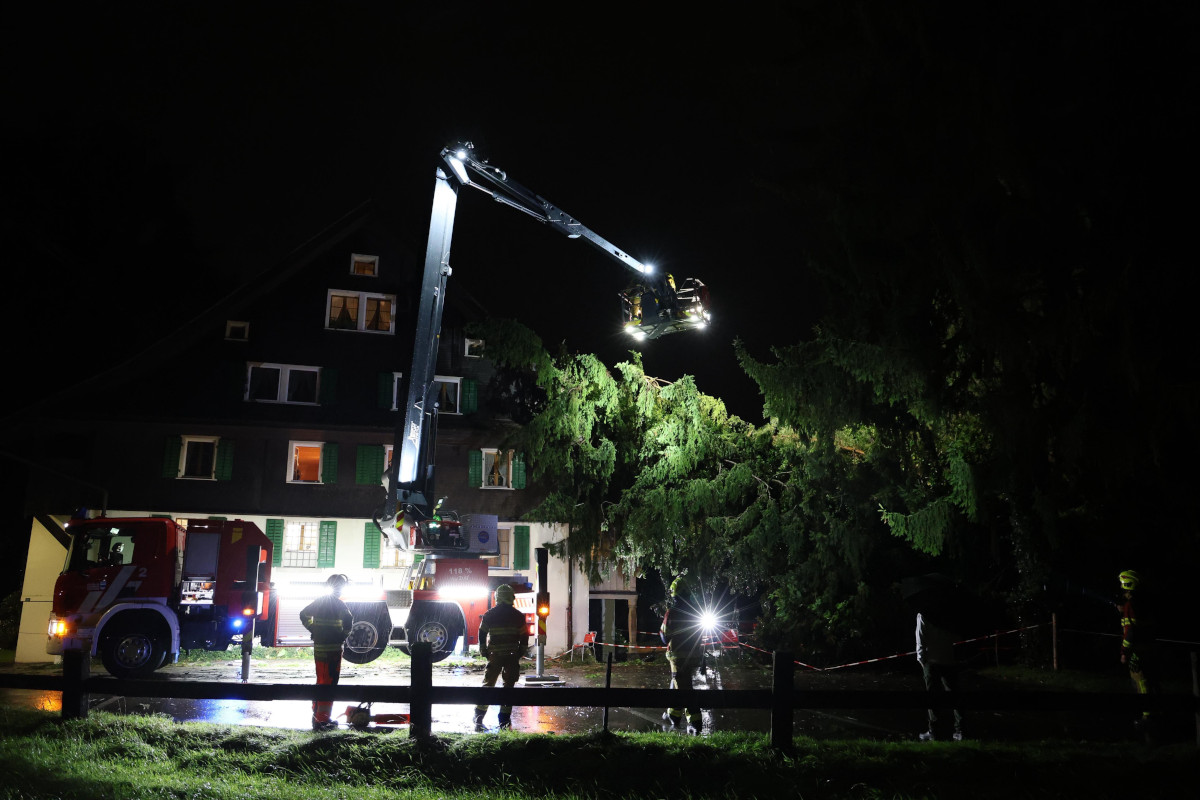 Kanton Zug – Gewitter richtet grossen Sachschaden an