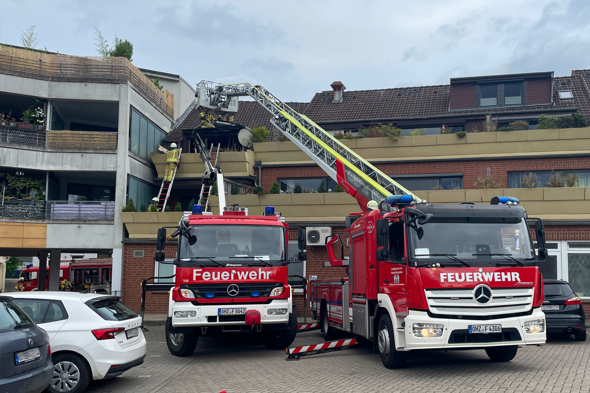 Osterholz-Scharmbeck NI – Wohnungsbrand in der Innenstadt