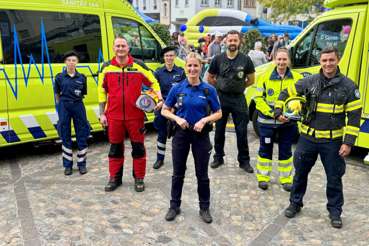Blaulichttag 2025 in Basel – Blaulichtorganisationen begeistern Tausende